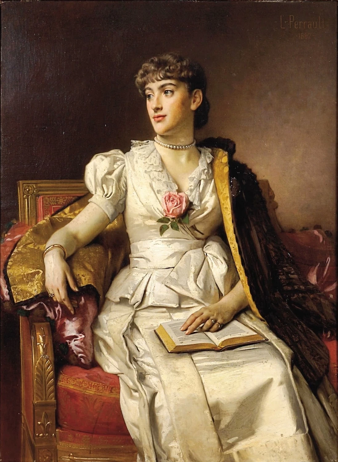 Signora con un libro